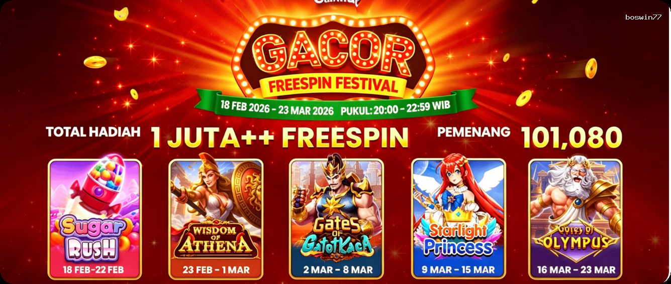 Login boswin77 Sekarang Bonus Melimpah